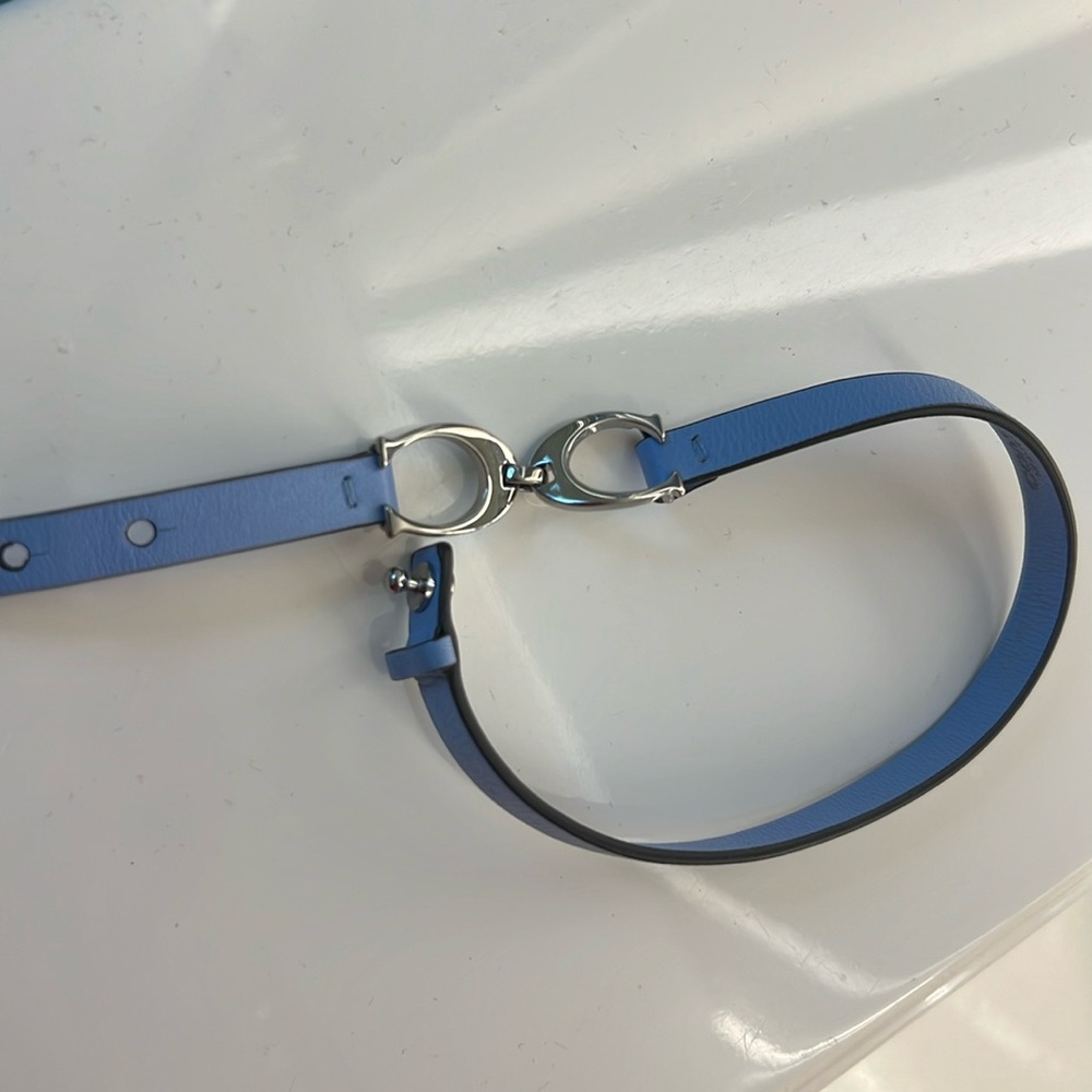 Coach leather wraparound bracelet